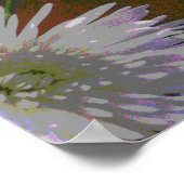 Katten met chrysanten kunstdruk poster (Hoek)