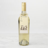 Katten Met Kittens Die Rechtop Lopen In Sneeuw Par Flessenhanger (Op fles)