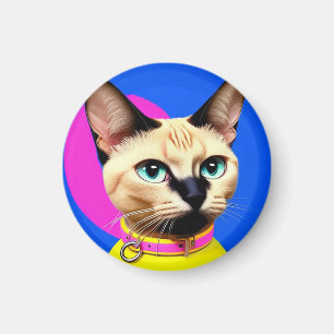 Katten Met Opvallende Ogen Magneet