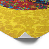 katten met zonnebloemen canvas poster (Hoek)