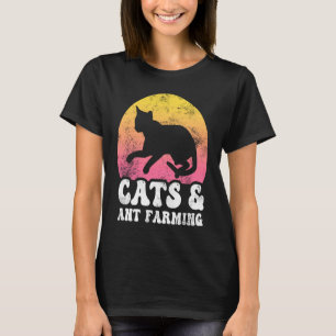 Katten & Mierenteelt Vintage Retro Hobby T-shirt