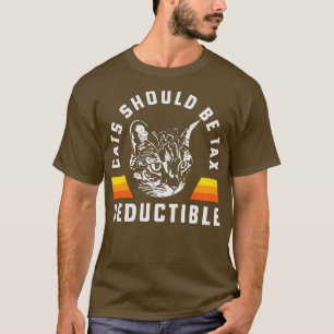 Katten moeten fiscaal aftrekbaar zijn Tabby Cat Ma T-shirt