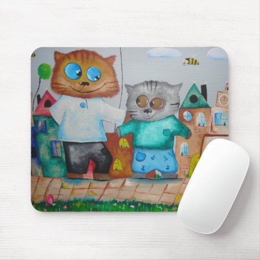 katten muismat (Met muis)