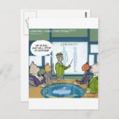 Katten Natural Enemy Funny Briefkaart (Voorkant / Achterkant)