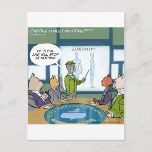 Katten Natural Enemy Funny Briefkaart