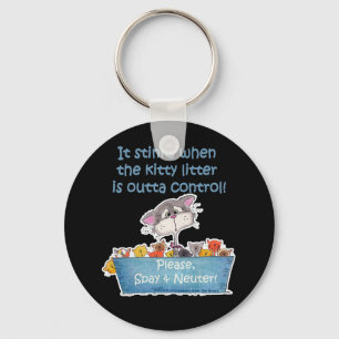 Katten nestjes stinken sleutelhanger