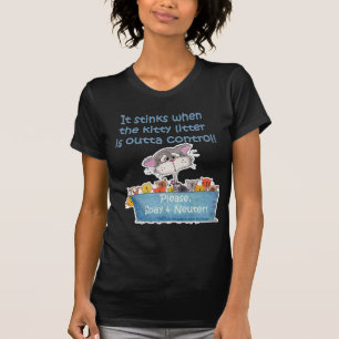 Katten nestjes stinken t-shirt