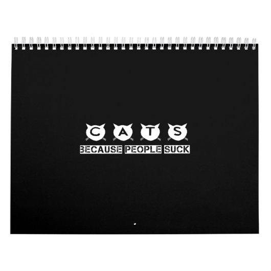 katten omdat mensen klote zijn kalender (Hoes)