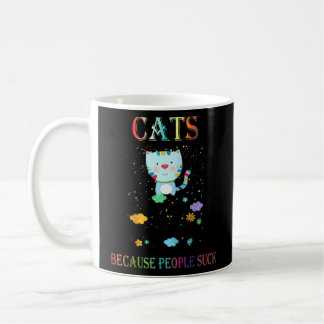 Katten omdat mensen Raglan hebben opgedrongen Koffiemok