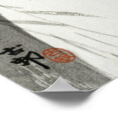 Katten onder de volle maan door Ohara Koson Poster (Hoek)