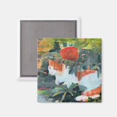 katten onder een bloeiende struik met I.E.G.-verst Magneet (Voorkant / Achterkant)