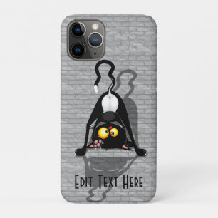 Katten Ondersteboven Grappige Cartoon Karakter iPhone 11 Pro Hoesje