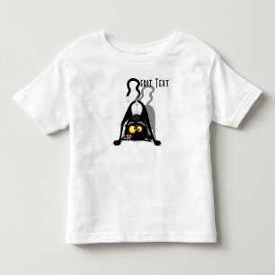 Katten Ondersteboven Grappige Cartoon Karakter Kinder Shirts