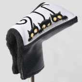 Katten Ondeugende, Speelse en Grappige Karakters Golfheadcover (3/4 voorkant)