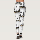 Katten Ondeugende, Speelse en Grappige Karakters Leggings (Achterkant)