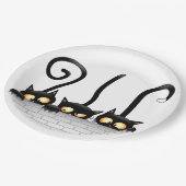 Katten Ondeugende, Speelse en Grappige Karakters Papieren Bordje (Gekanteld)