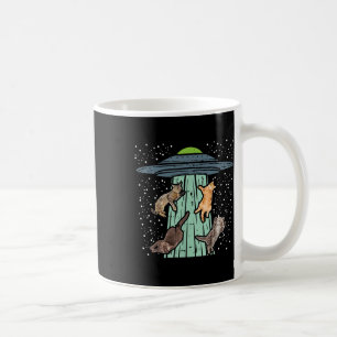 Katten ontvoerd door UFO Funny Alien Space Lover M Koffiemok