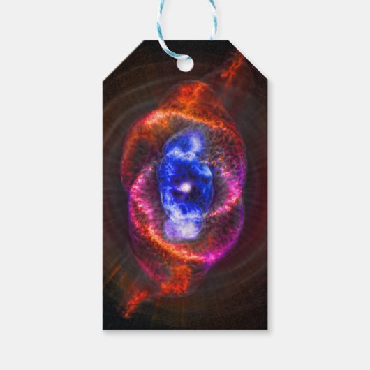 Katten Oog Vernevelde ruimte afbeelding Cadeaulabel (Voorkant)