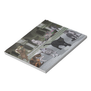 Katten op de Palace Stappen Notitieblok