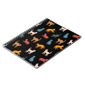 Katten op de zwarte notitieboek (Linkerzijde)