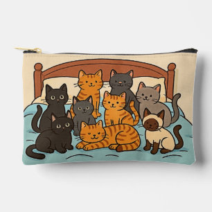 Katten op een Bed Etui