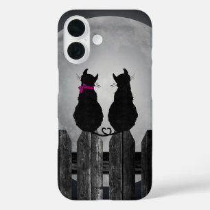 Katten op een hek iPhone 16 hoesje