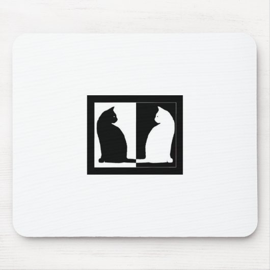 Katten op een muispad muismat (Voorkant)
