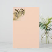 katten op fietsen briefpapier (Staand voorkant)