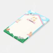 Katten op het huis post-it® notes (Schuin)