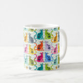 Katten op het strand koffiemok (Voorkant rechts)