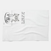 Katten op tegenhangers - Funny Kitchen Towel Theedoek (Horizontaal)
