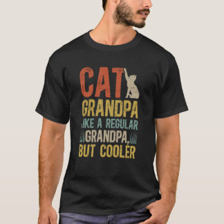 Katten Opa Definitie Kat Grootvader Kattenliefhebb T-shirt