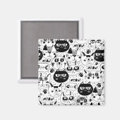 Katten overal magneet (Voorkant / Achterkant)