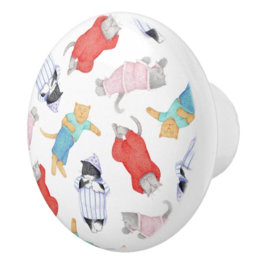 KATTEN PAJAMAS Ceramic Drawer Knob Keramische Knop (Rechts)