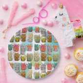 Katten! Papieren Bordje (Feest)