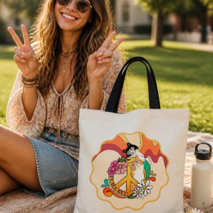 Katten Peace Out Tote Bag