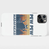  katten Pew Pew Madafakas Funny Crazy Cat iPhone Hoesje (Achterkant horizontaal)