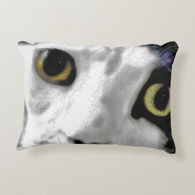 Katten Pillow Accent Kussen (Achterkant)