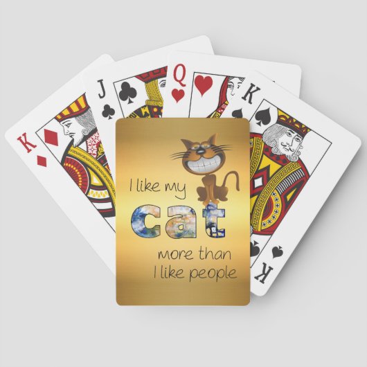 Katten Pokerkaarten (Achterkant)