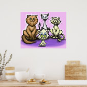 Katten Poster (Keuken)