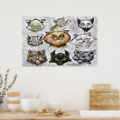 Katten Poster (Keuken)