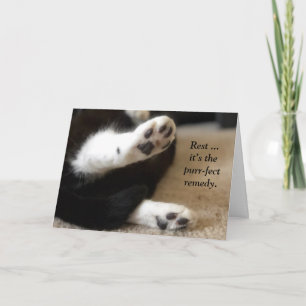 Katten poten worden goed Kaart