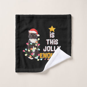 Katten Prettig Kerstfeest Washandje