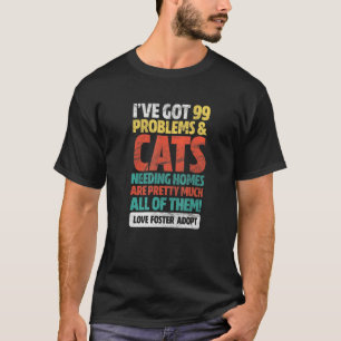 Katten reddingsveer liefhebber vecht dierlijke res t-shirt