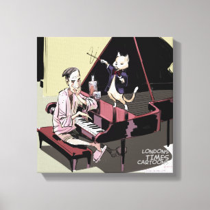 Katten Regeren Zelfs De Pianist Rick London Print