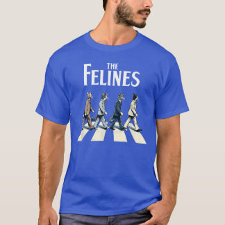 Katten Retro Kat Rock Muziek Cadeau Mannen Vrouwen T-shirt