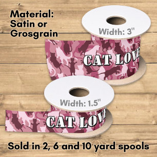 Katten Roze Camouflage Lint