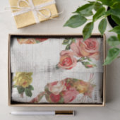 Katten  roze gele rozen Frans Weefsel Tissuepapier (Geschenk)