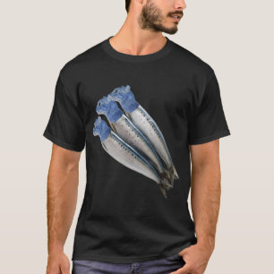 Katten Sardines — Mediterraan Kat Design T-shirt