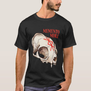 Katten Schedel Hekserij Gier Cultuur Gotische Kuns T-shirt